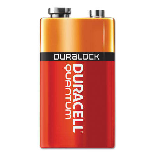Duracell® Quantum Alkaline Batteries, 9V, 12/BX