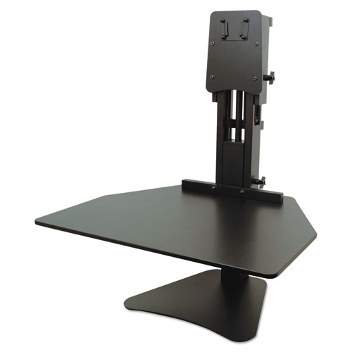 Victor® High Rise Standing Desk Workstation, 28" x 23" x 10.5" to 15.5", Black