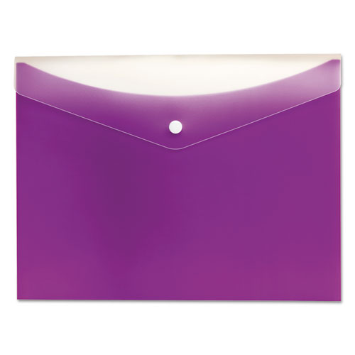 Pendaflex® Poly Snap Envelope, Snap Closure, 8.5 x 11, Grape