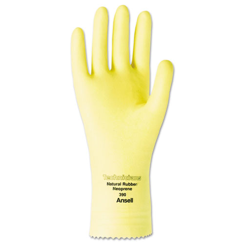 Image of Technicians Latex/Neoprene Blend Gloves, Size 7, 12 Pairs
