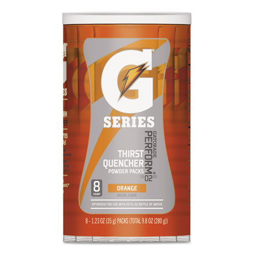 Gatorade® Thirst Quencher Powder Drink Mix, Orange, 1.34oz Stick, Makes 20oz Drink, 64/CT