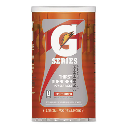 Gatorade® Thirst Quencher Powder Drink Mix, Fruit Punch, 1.34oz Stick, 64/Carton