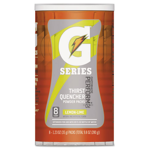 Gatorade® Thirst Quencher Powder Drink Mix, Lemon-Lime, 1.34oz Stick, 8/Carton