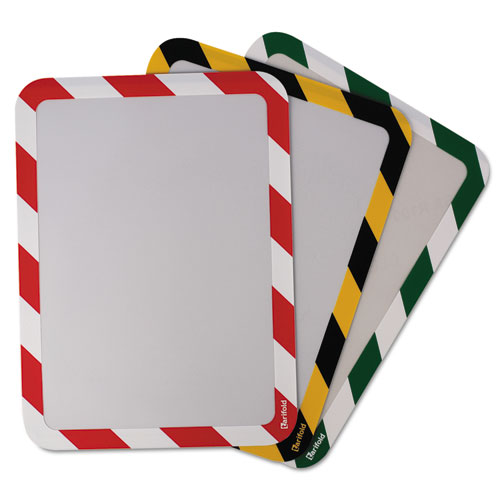 Tarifold, Inc. High Visibility Safety Frame Display Pocket-Magnet Back, 10 1/4 x 14 1/2, YW/BK