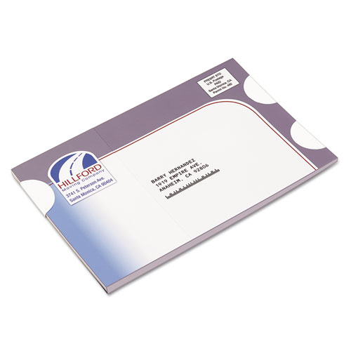 Printable Mailing Seals, 1.5" dia, White, 6/Sheet, 40 Sheets/Pack