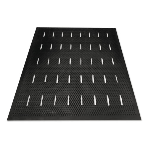 Image of Free Flow Comfort Utility Floor Mat, 36 x 48, Black