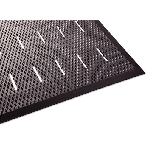 Image of Guardian Free Flow Comfort Utility Floor Mat, 36 X 48, Black