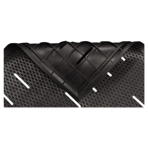 Free Flow Comfort Utility Floor Mat, 36 x 48, Black