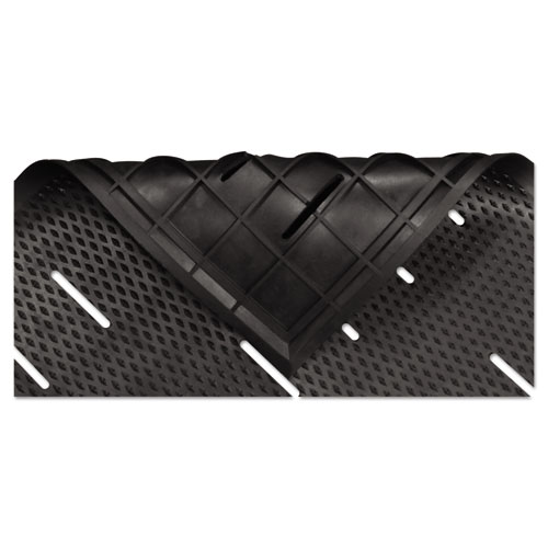 Free Flow Comfort Utility Floor Mat, 36 x 48, Black - Plano Office Supply