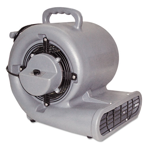 Image of Mercury Floor Machines Air Mover, Three-Speed, 1,500 Cfm, Gray, 20 Ft Cord