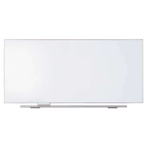 Iceberg Polarity Magnetic Porcelain Dry Erase White Board, 96 X 44, White Surface, Silver Aluminum Frame