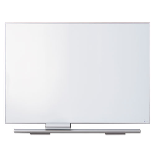 Polarity Magnetic Porcelain Dry Erase White Board, 48 x 34, White Surface, Silver Aluminum Frame