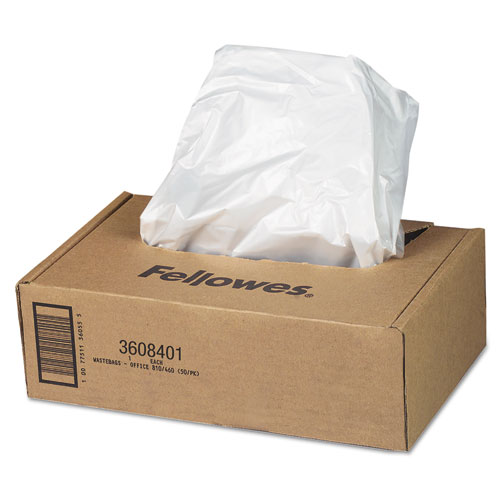 SHREDDER WASTE BAGS, 16-20 GAL CAPACITY, 50/CARTON