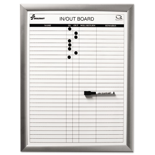 Quartet Magnetic In Out Board By AbilityOne NSN5680403 