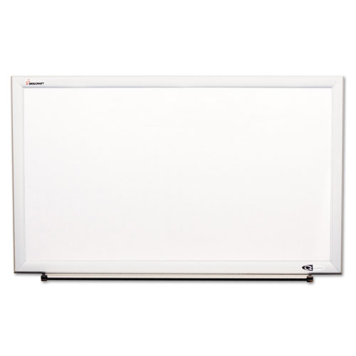 7110015680040 SKILCRAFT Quartet Cubicle Magnetic Dry Erase Board, 18 x 30, White Surface, White Aluminum Frame