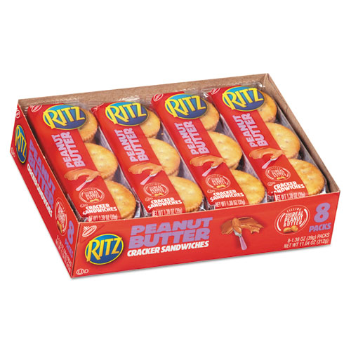 Image of Ritz Peanut Butter Cracker Sandwiches, 1.38 oz Pack