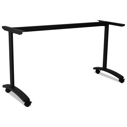 Image of Alera® Valencia Series Training Table T-Leg Base, 54W X 19.75D X 28.5H, Black