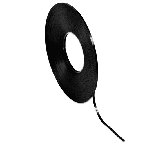 Chartpak® Graphic Chart Tapes, 1" Core, 0.06" x 54 ft, Gloss Black