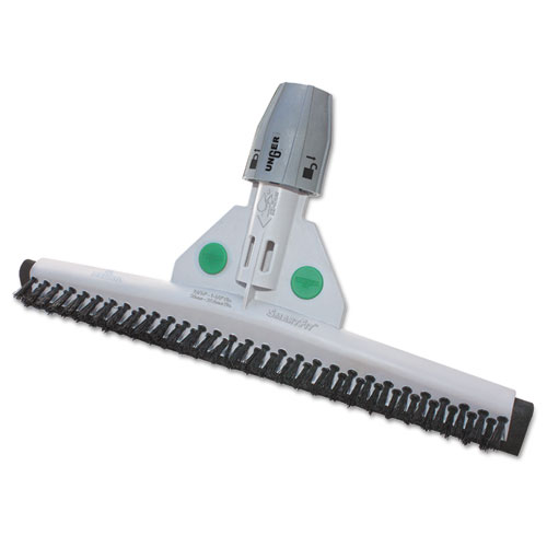 Unger® SmartFit Sanitary Brush, Black Polypropylene/Rubber Bristles, 22" Brush