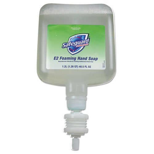 Antibacterial Foam Hand Soap, E-2 Formula, Unscented, 1,200 ml Refill, 4/Carton