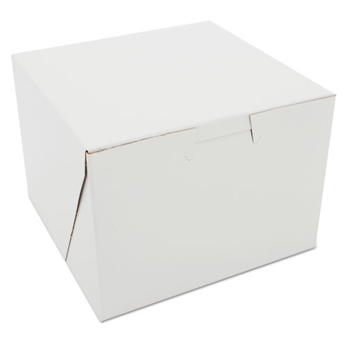 TUCK-TOP BAKERY BOXES, 5.5 X 5.5 X 4, WHITE, 250/CARTON