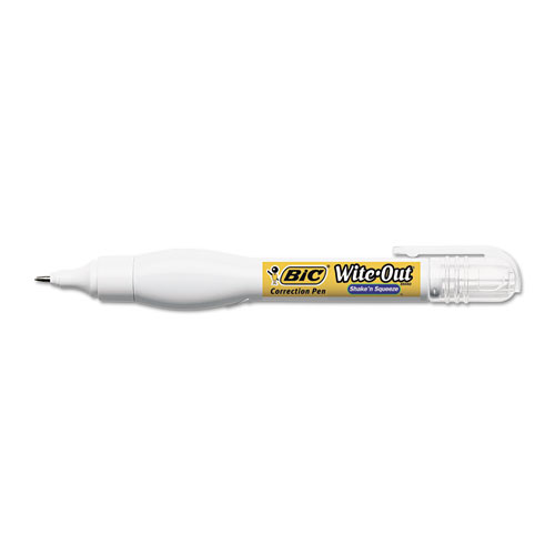 Wite-Out Shake 'n Squeeze Correction Pen, 8 ml, White | by Plexsupply