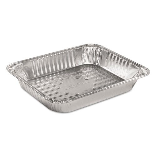 Image of Aluminum Steam Table Pans, Half-Size Medium, 2.19" Deep, 10.38 x 12.75, 100/Carton