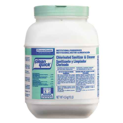 Powdered Sanitizer/cleanser, 10lb Bucket, 3/carton