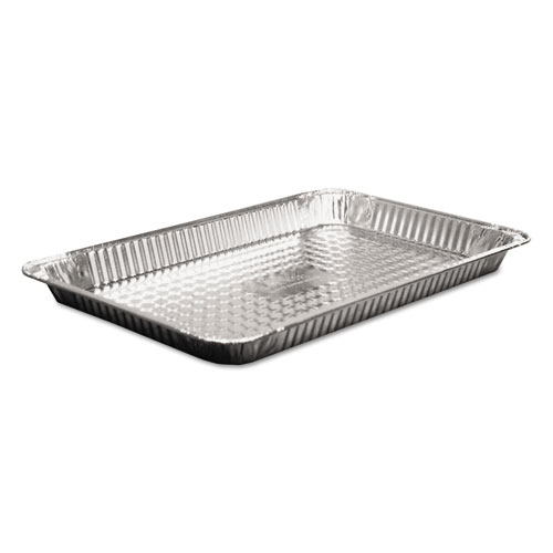 Image of Aluminum Steam Table Pans, Full-Size Shallow, 1.63" Deep, 12.19 x 20.75, 50/Carton