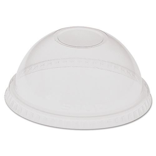 Dome-Top Lid, For 28-32oz Cold Cups, Clear, Plastic, 500/carton