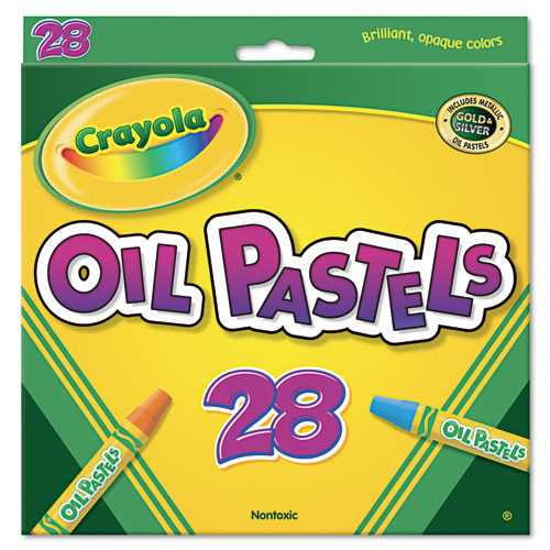 Oil Pastels,28-Color Set, Assorted, 28/Pack