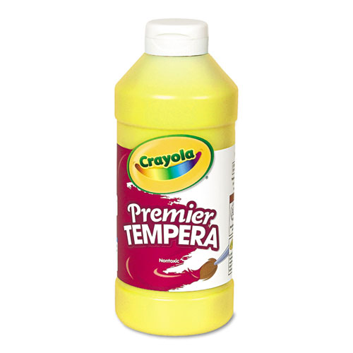 Crayola® Premier Tempera Paint, Yellow, 16 oz