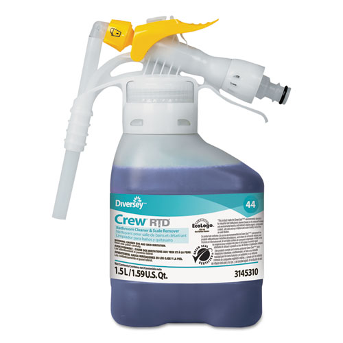 Crew Bathroom Cleaner and Scale Remover, Liquid, 50.7 oz. Bottle, 2/Carton
