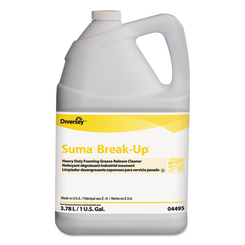 Diversey™ Suma Break-Up Heavy-Duty Foaming Grease-Release Cleaner, 1 gal Bottle, 4/Carton