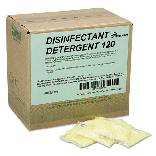6840013672914, SKILCRAFT, Disinfectant Detergent 120, 0.5 oz, 100/Box