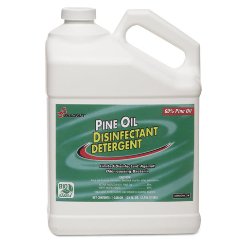 6840005843129, SKILCRAFT, Pine Oil Disinfectant Detergent, 1 gal, 6/Carton