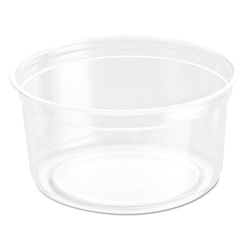 Bare Eco-Forward Rpet Deli Containers, 12 Oz, Clear, 50/pack, 10/carton