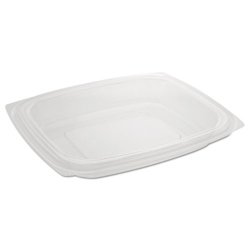 Clearpac Container Lids, Clear, Plastic, 63/pk, 8 Pk/ct