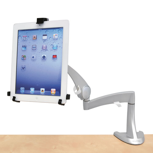 NEO-FLEX LCD ARM, FOR 22" MONITORS, 360 ROTATION, 180 TILT, 360 PAN, SILVER, SUPPORTS 18 LBS