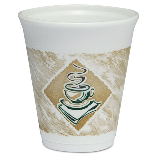 0821/10 Printed Cafe G 100 x Drinking Cup 10oz Foam / Polystyrene CATERING 