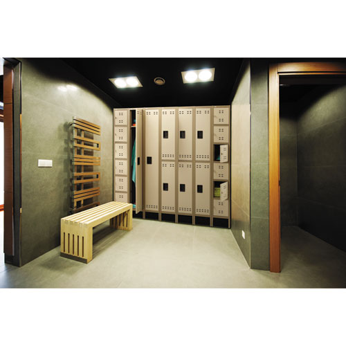 Image of Safco® Box Locker, 12W X 18D X 78H, Two-Tone Tan