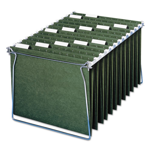 Hanging Folders, Letter Size, 1/5-Cut Tab, Standard Green, 25/Box