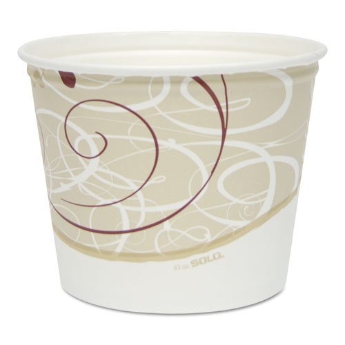 Double Wrapped Paper Bucket, Grease Resistant, Symphony, 83oz, 100/carton