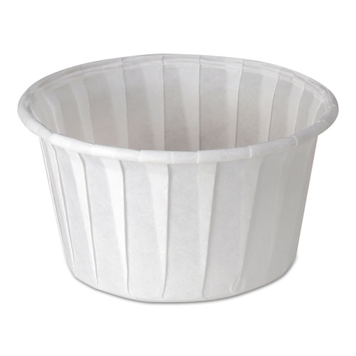 Paper Portion Cups, 4 Oz., White, 250/pack, 20 Packs/carton