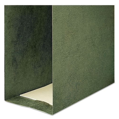 Box Bottom Hanging File Folders, Legal Size, Standard Green, 25/Box
