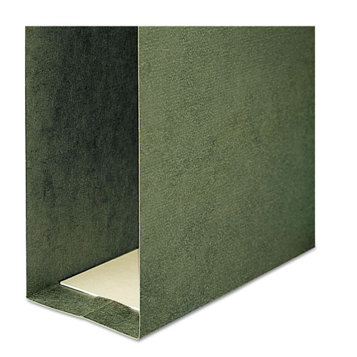 Box Bottom Hanging File Folders, Legal Size, Standard Green, 25/Box