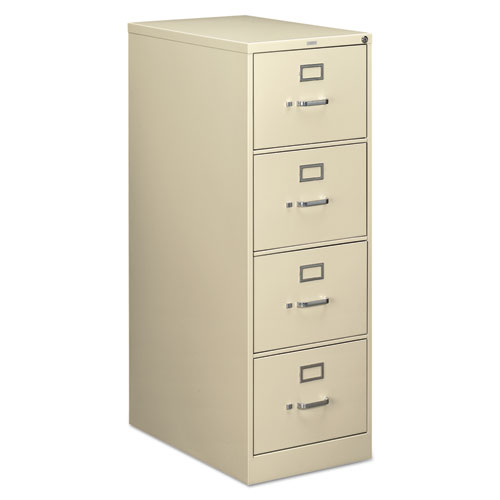 210 SERIES FOUR-DRAWER FULL-SUSPENSION FILE, LEGAL, 18.25W X 28.5D X 52H, PUTTY