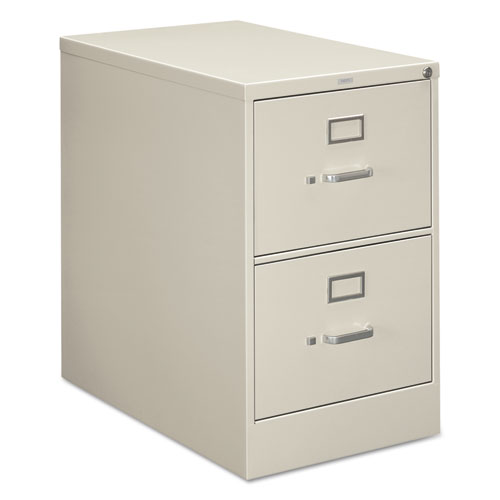 210 Series Vertical File, 2 Legal-Size File Drawers, Light Gray, 18.25" x 28.5" x 29"