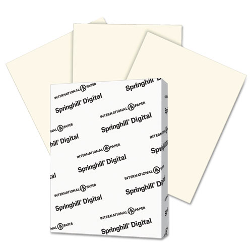 Springhill® Digital Vellum Bristol Color Cover, 67 lb, 8 1/2 x 11, Cream, 250 Sheets/Pack