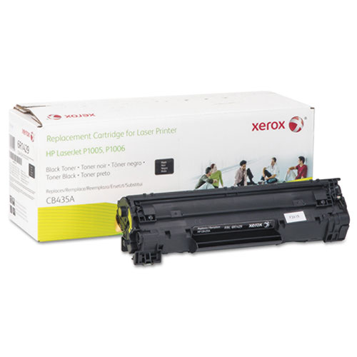 Remanufactured Black Toner, Replacement for HP 35A (CB435A), 1,500 Page-Yield XER006R01429
